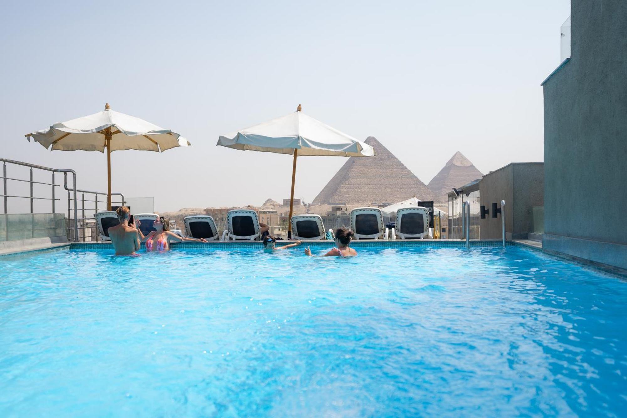 Pyramid Front Hotel Al Kawm al Akhdar Exterior foto